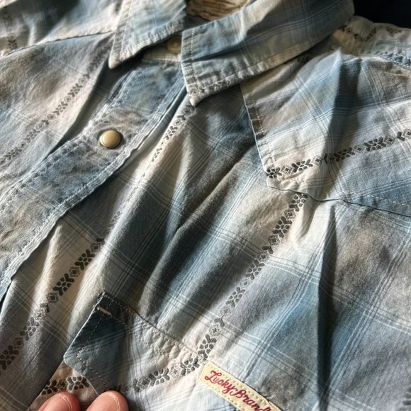 Lucky Men's Button Up XL - Picture 2 of 9